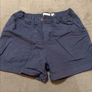 Abercrombie & Fitch Navy Textured Shorts